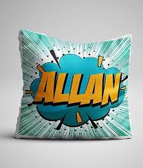 Allan Pop Art Pillow